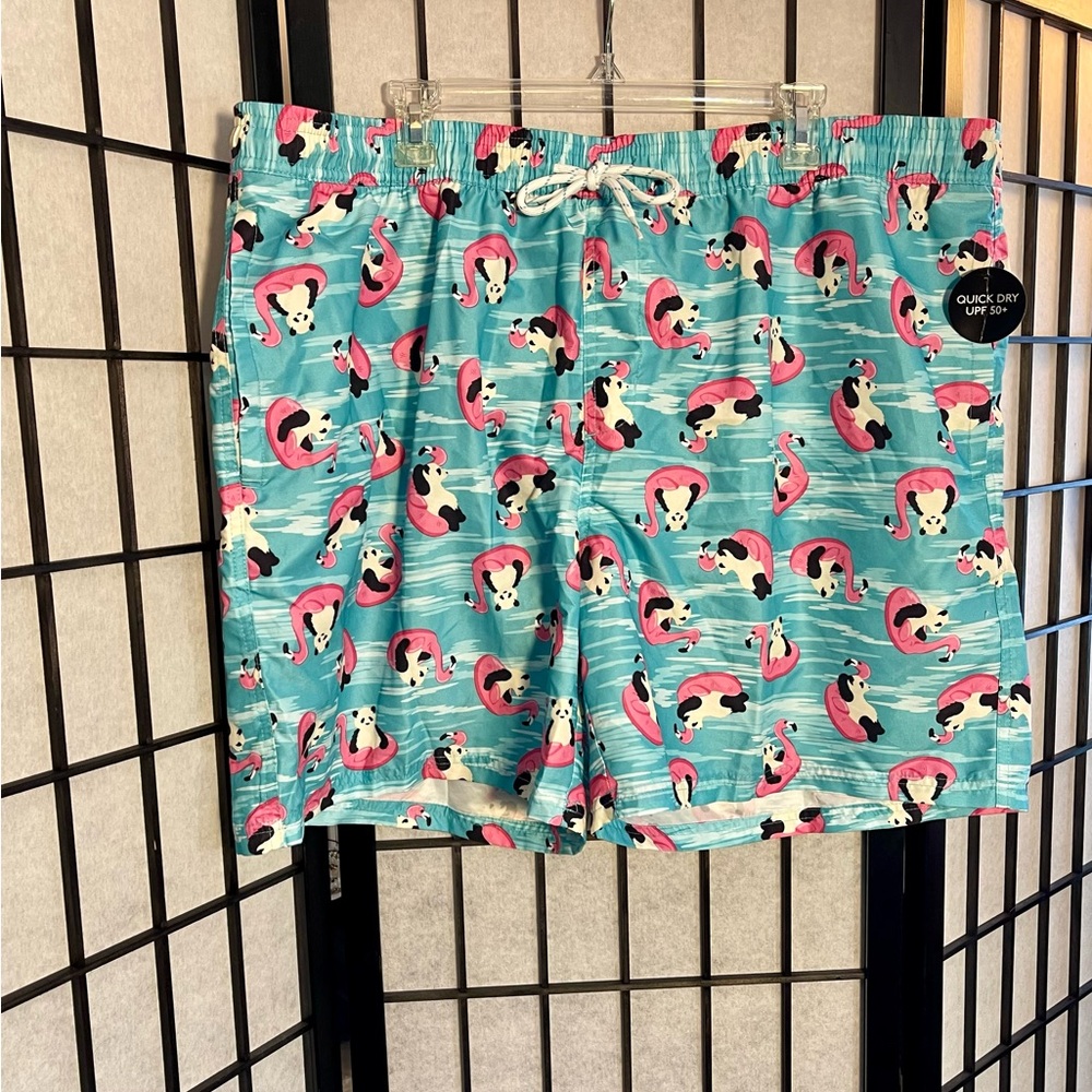 No Boundaries Flamingo Swim Shorts